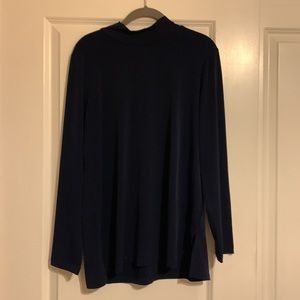 Susan Graver mock neck tunic